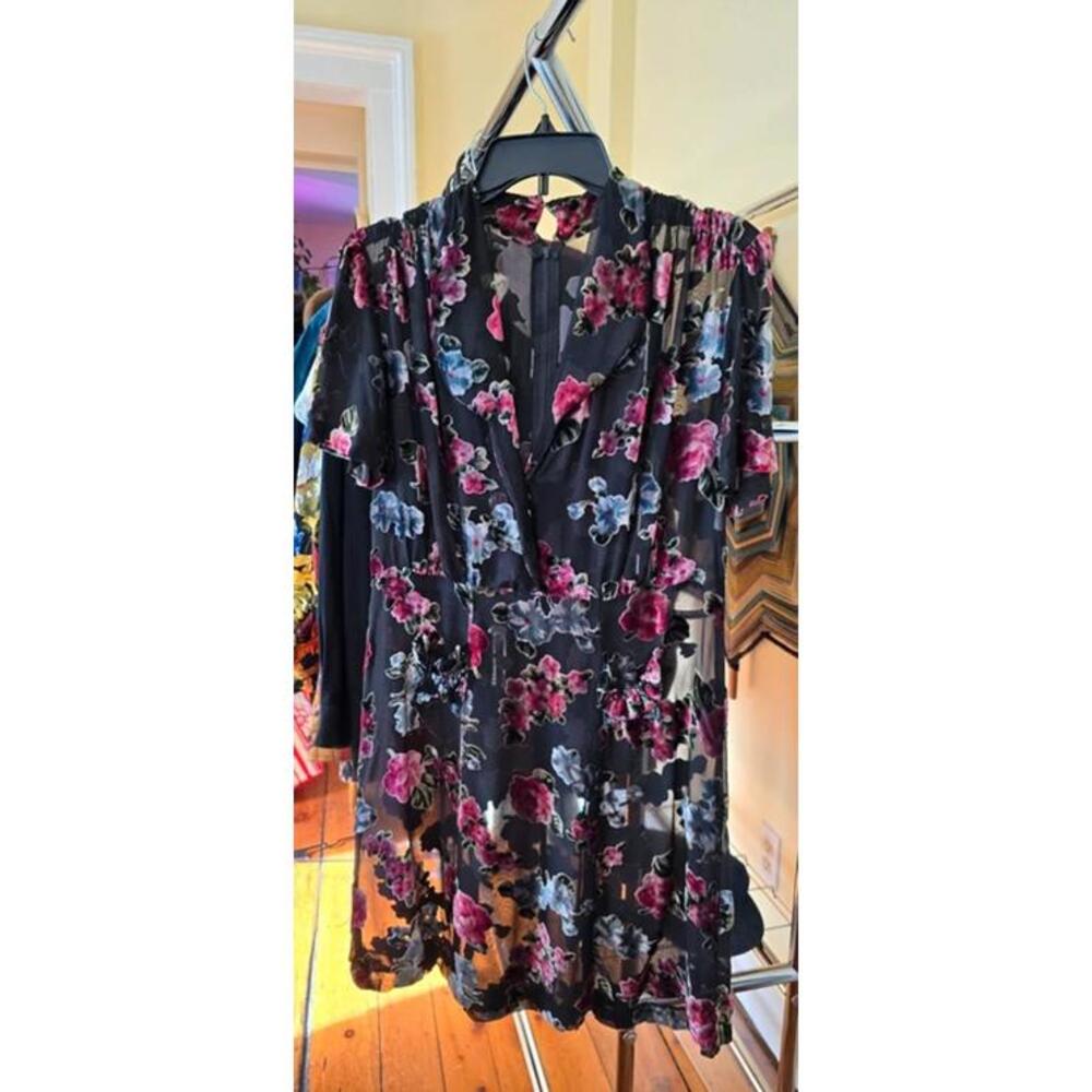 Vintage Anna Sui Floral Dress